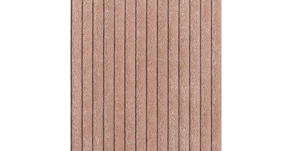 MEGASOFA Cord Altrosa  - Eichefarben/Altrosa, LIFESTYLE, Holz/Textil (264/70/111cm) - Landscape