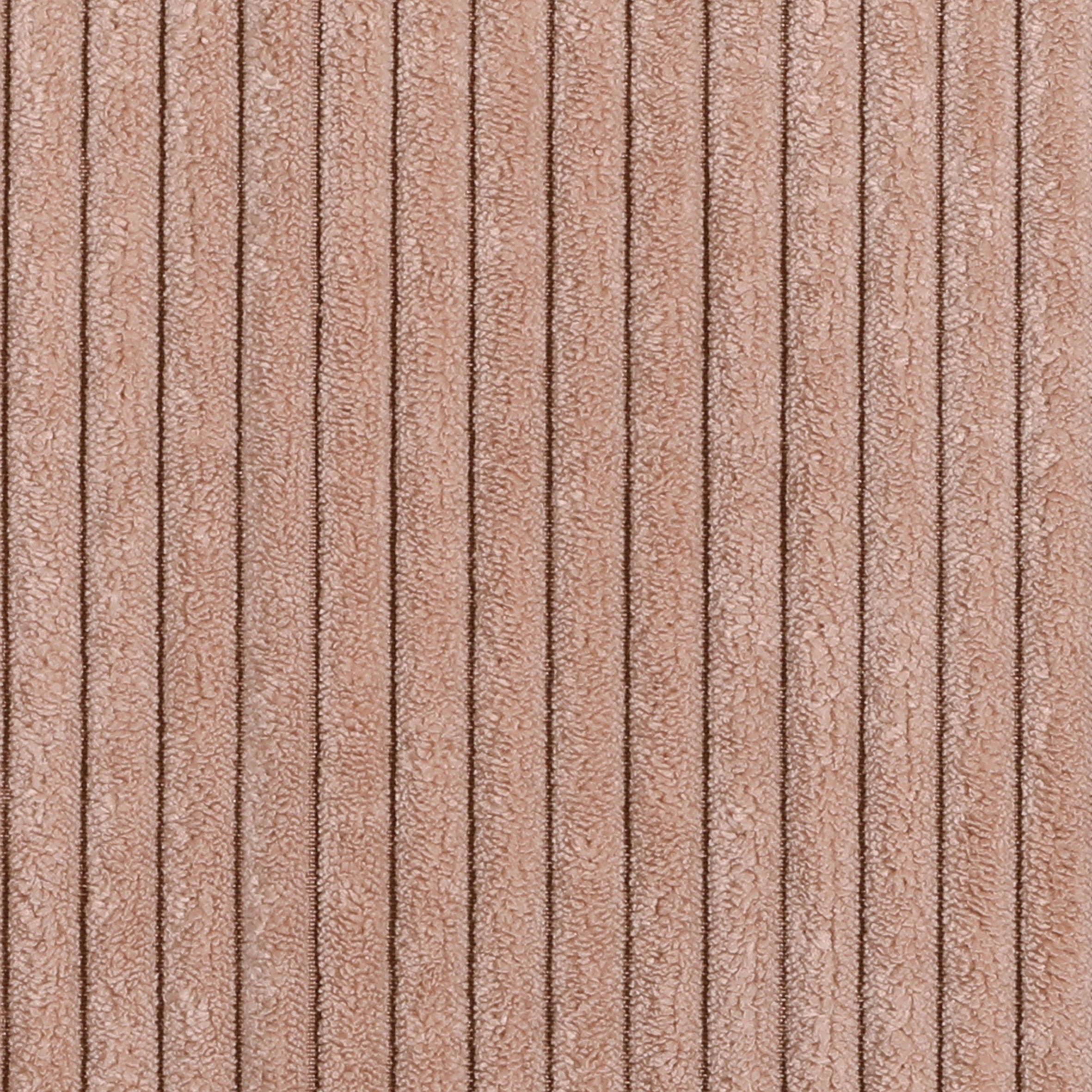 HOCKER Cord Altrosa  - Eichefarben/Altrosa, LIFESTYLE, Holz/Textil (100/48/62cm) - Landscape