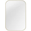 ZIDNO OGLEDALO  58,5/87,5/2,5 cm     - zlatna, Dizajnerski, staklo/metal (58,5/87,5/2,5cm) - Xora