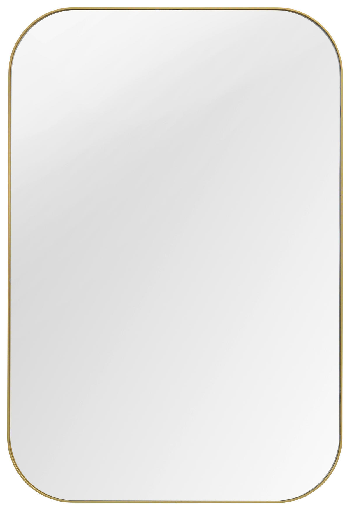 ZIDNO OGLEDALO  58,5/87,5/2,5 cm     - zlatna, Dizajnerski, staklo/metal (58,5/87,5/2,5cm) - Xora