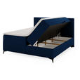 BOXBETT 160/200 cm  in Blau  - Blau/Schwarz, Design, Holz/Holzwerkstoff (160/200cm) - Xora