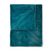 FELLDECKE Furry 150/200 cm  - Blau, Basics, Textil/Fell (150/200cm) - Essenza