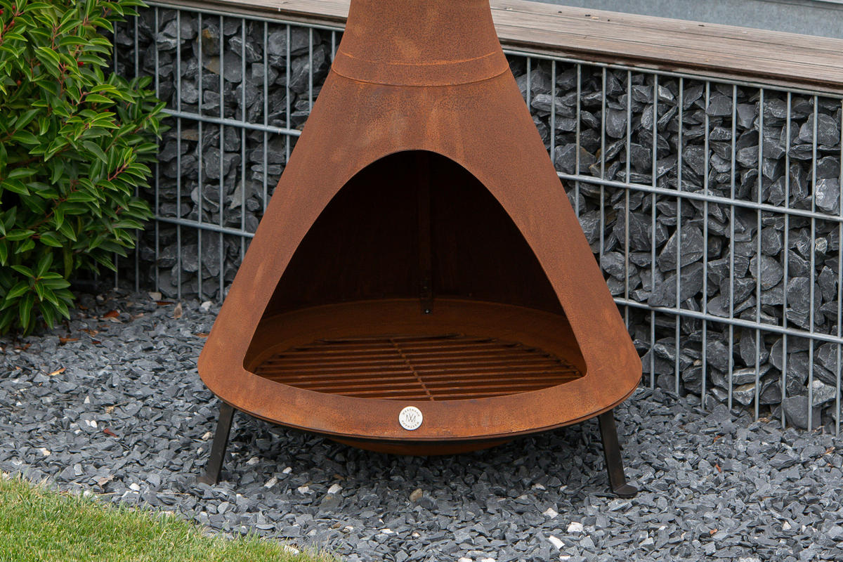 GRILLSCHALE - Rot, KONVENTIONELL, Metall (70/70/160cm)