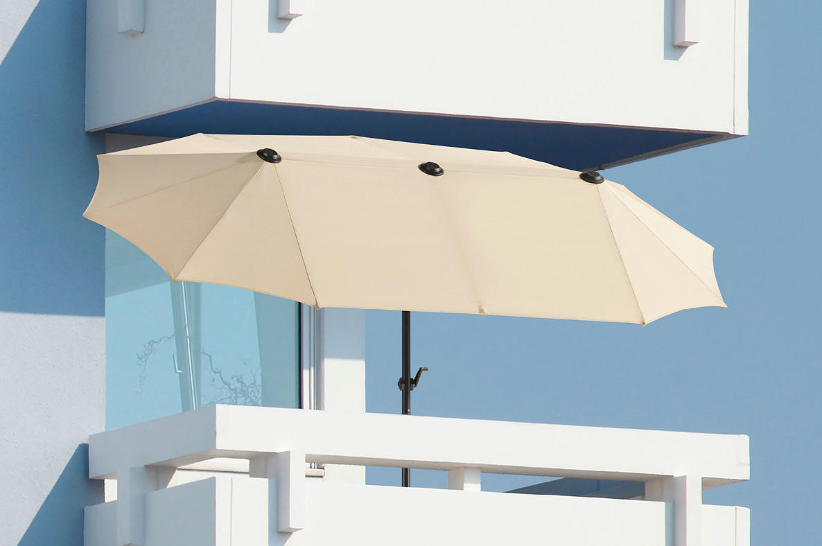 DVOJITÝ SLUNEČNÍK 300/220/150 cm