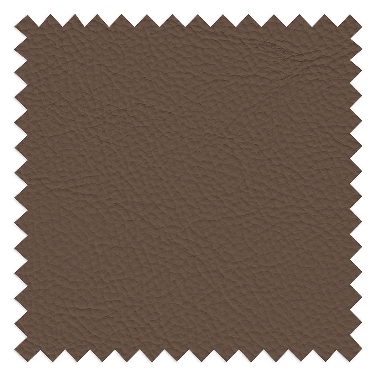 ECKSOFA Echtleder Dunkelbraun  - Dunkelbraun/Silberfarben, Design, Leder/Metall (228/283cm) - Livetastic