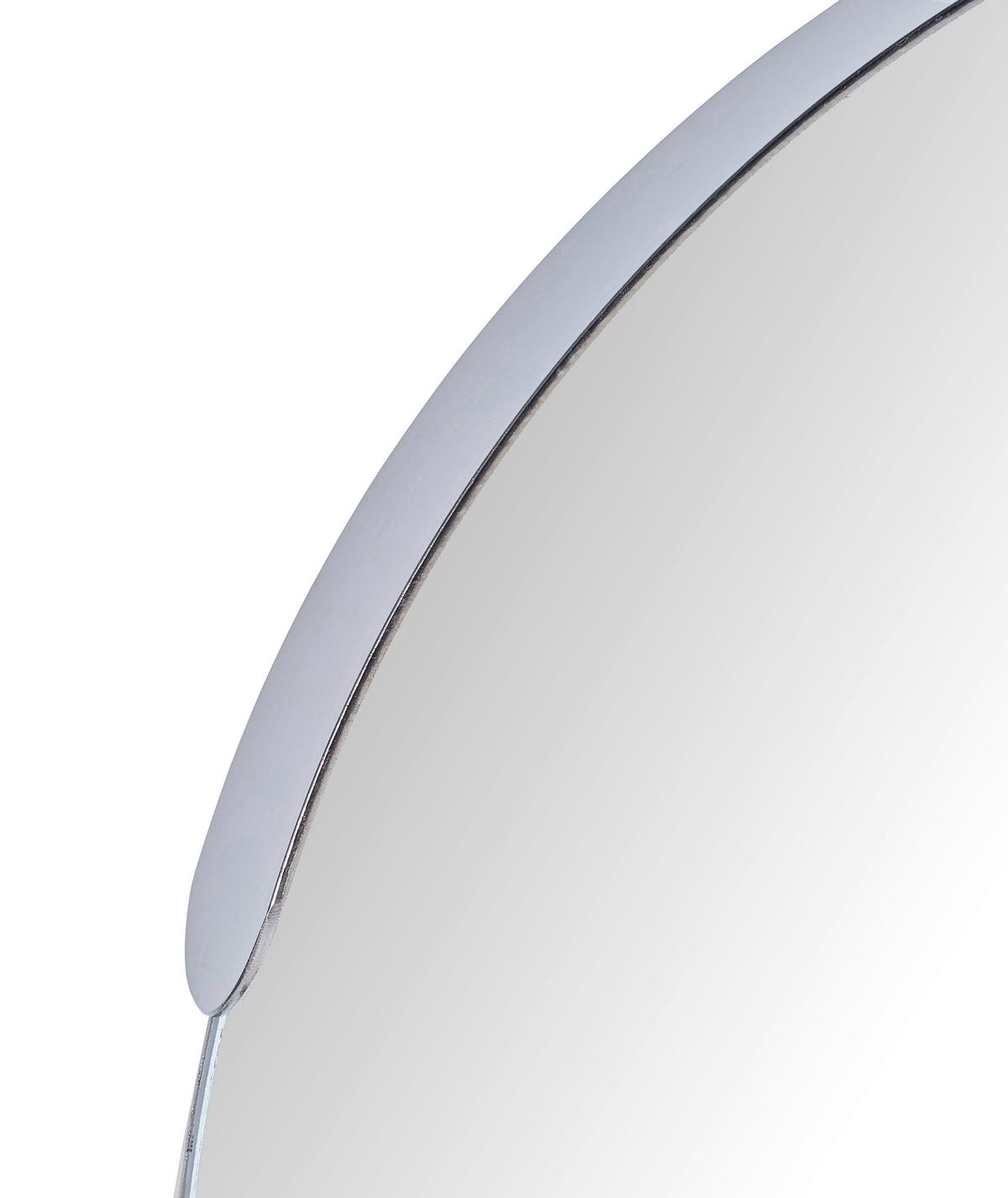 WANDSPIEGEL Nickelfarben  - Nickelfarben, Trend, Glas/Metall (50/50/3,5cm) - Carryhome