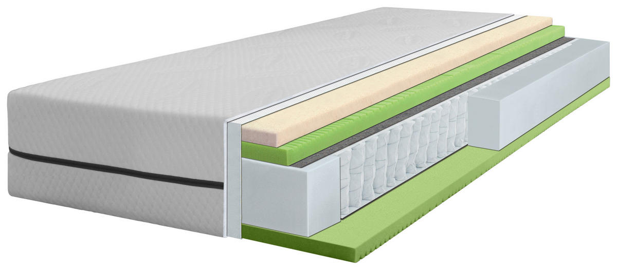 MADRAC  140/200 cm     - bijela, Moderno, tekstil (140/200cm) - Lesnina-XXXL