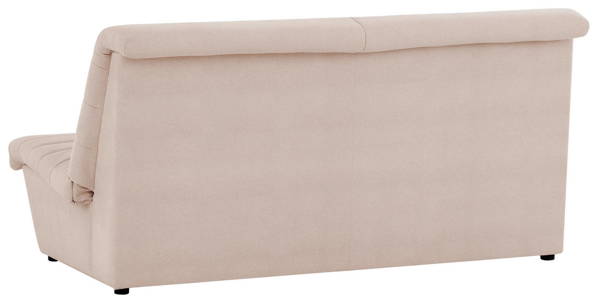 2-SITZER-SOFA in Webstoff Creme  - Creme/Schwarz, Design, Kunststoff/Textil (185/92/103cm) - LOOKS by W.Joop