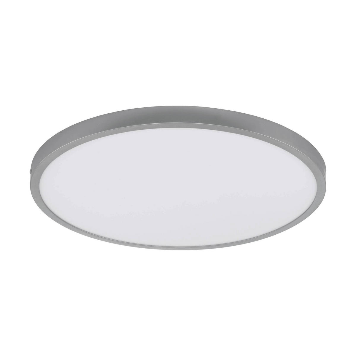 AUFBAULEUCHTE - Silberfarben/Weiß, Basics, Kunststoff/Metall (50/3cm) - Eglo