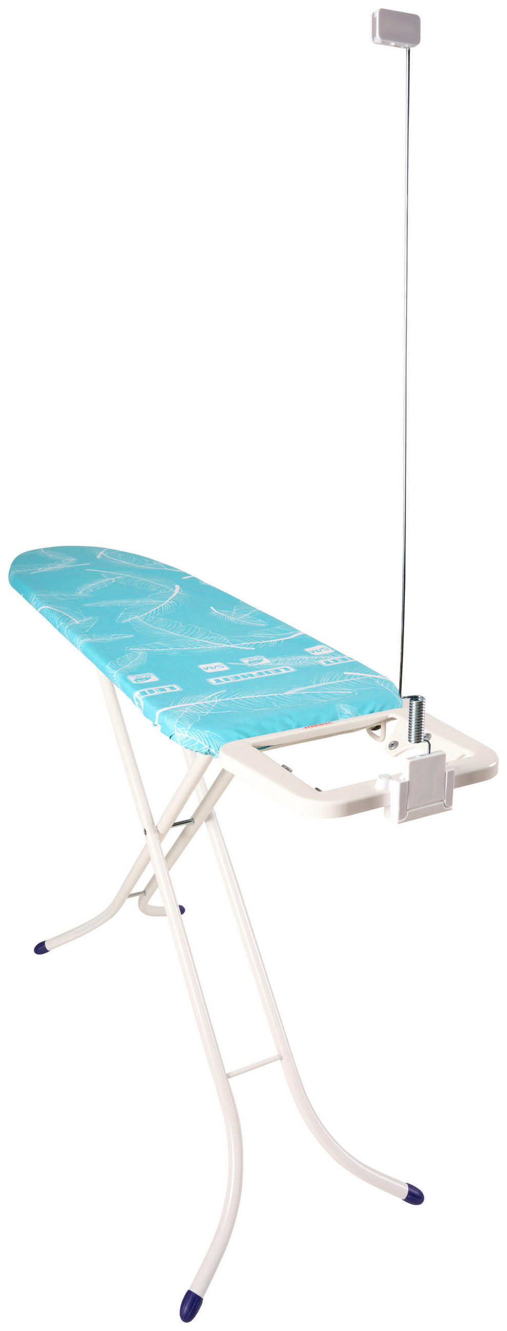 BÜGELBRETT - Blau, Basics, Textil (40,5/77 bis 88/80cm) - Leifheit