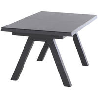 GARTENTISCH 160-200/90/77 cm Metall rechteckig  - Anthrazit/Titanfarben, Basics, Kunststoff/Metall (160-200/90/77cm) - Siena Garden