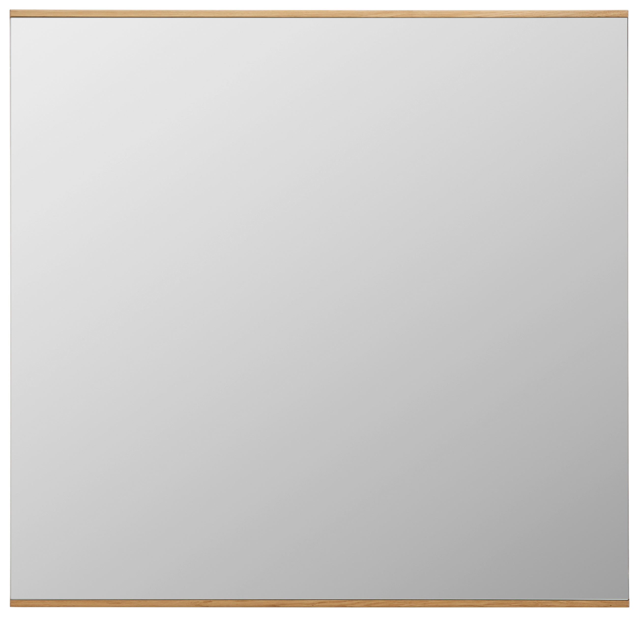 WANDSPIEGEL 85/82/2 cm - Eichefarben, Natur, Glas/Holz (85/82/2cm) - Linea Natura