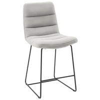 TRESENSTUHL - Greige/Schwarz, Design, Textil/Metall (52/106/66cm) - Dieter Knoll