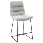 TRESENSTUHL in Greige  - Greige/Schwarz, Design, Textil/Metall (52/106/66cm) - Dieter Knoll