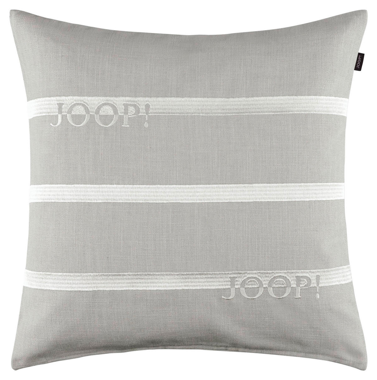 KISSENHÜLLE J!Trace silber 50/50 cm  - Silberfarben/Hellgrau, Design, Textil (50/50cm) - Joop!