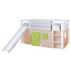 SPIELBETT Kiefer massiv 90/200 cm Grün, Weiß, Beige  - Beige/Weiß, Natur, Holz (90/200cm) - MID.YOU