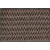 FUßMATTE  60/90 cm  Braun  - Braun, KONVENTIONELL, Kunststoff/Textil (60/90cm) - wash+dry