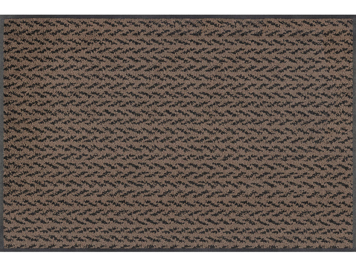 FUßMATTE  60/90 cm  Braun  - Braun, KONVENTIONELL, Kunststoff/Textil (60/90cm) - wash+dry