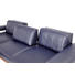 WOHNLANDSCHAFT Echtleder - Blau/Alufarben, Design, Leder (237/295cm) - Joop!