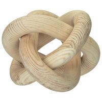 SZOBOR - natúr színű, Basics, fa (15/15cm) - Ambia Home