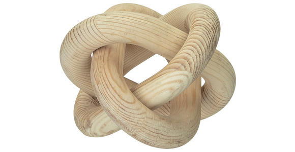 SKULPTUR - Naturfarben, Basics, Holz (15/15cm) - Ambia Home
