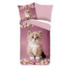 KINDERBETTWÄSCHE Good Morning Renforcé 135/200 cm  - Altrosa/Rosa, Design, Textil (135/200cm)