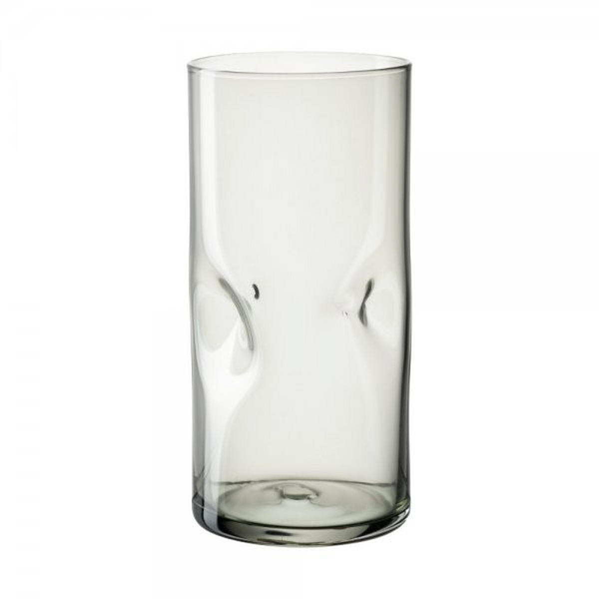 WASSERGLAS 330 ml  - Grau, Design, Glas (6,5/13,5/6,5cm) - Leonardo