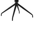 ARMLEHNSTUHL  in Eisen Mikrofaser  - Taupe/Schwarz, Design, Textil/Metall (62/89,5/65cm) - Novel