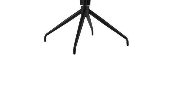 ARMLEHNSTUHL in Eisen Mikrofaser - Taupe/Schwarz, Design, Textil/Metall (62/89,5/65cm) - Novel