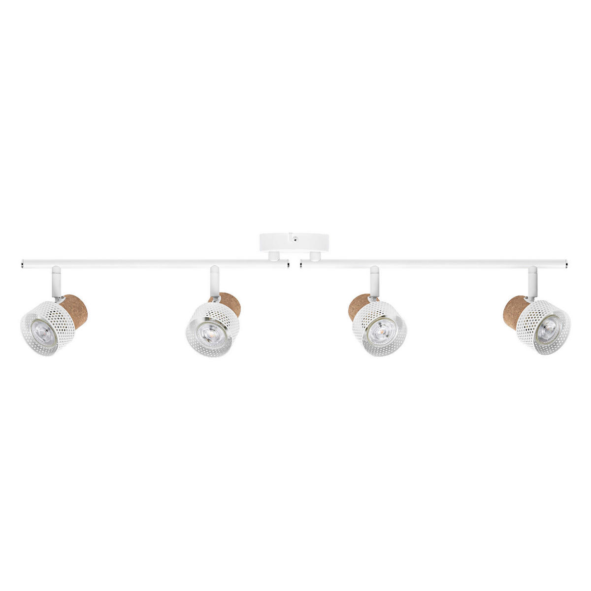 LED-STRAHLER 81,3/10/14,5 cm   - Weiß, Basics, Holz/Metall (81,3/10/14,5cm) - Osram