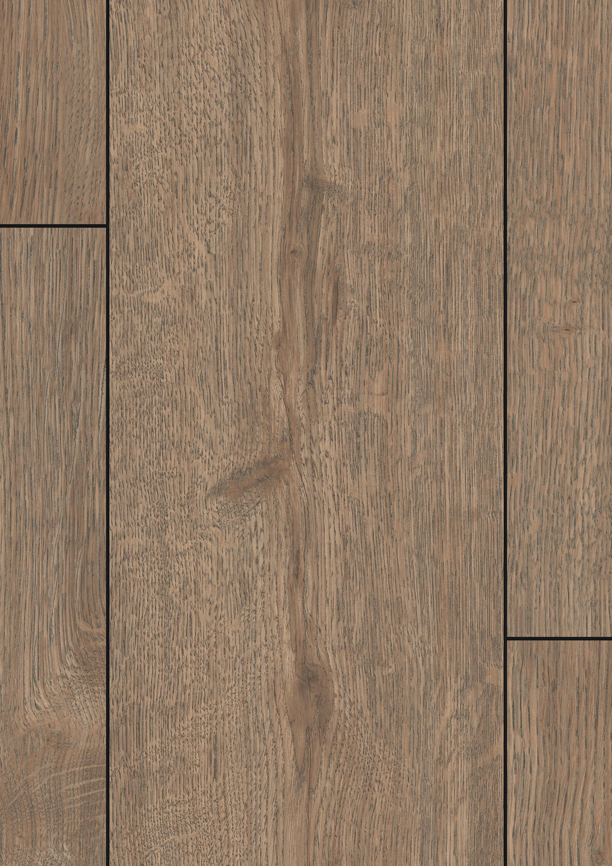 LAMINATBODEN Turin Eiche EGGER Nature Sense Aqua  per  m² - Eichefarben/Dunkelbraun, KONVENTIONELL, Holzwerkstoff (129.2/19.3/0.8cm) - Egger Holzwerkstoffe