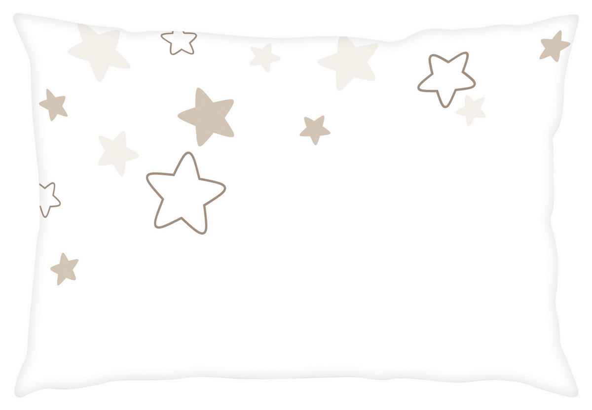 BABYBETTWÄSCHE 100/135 cm  - Beige/Braun, KONVENTIONELL, Textil (100/135cm)