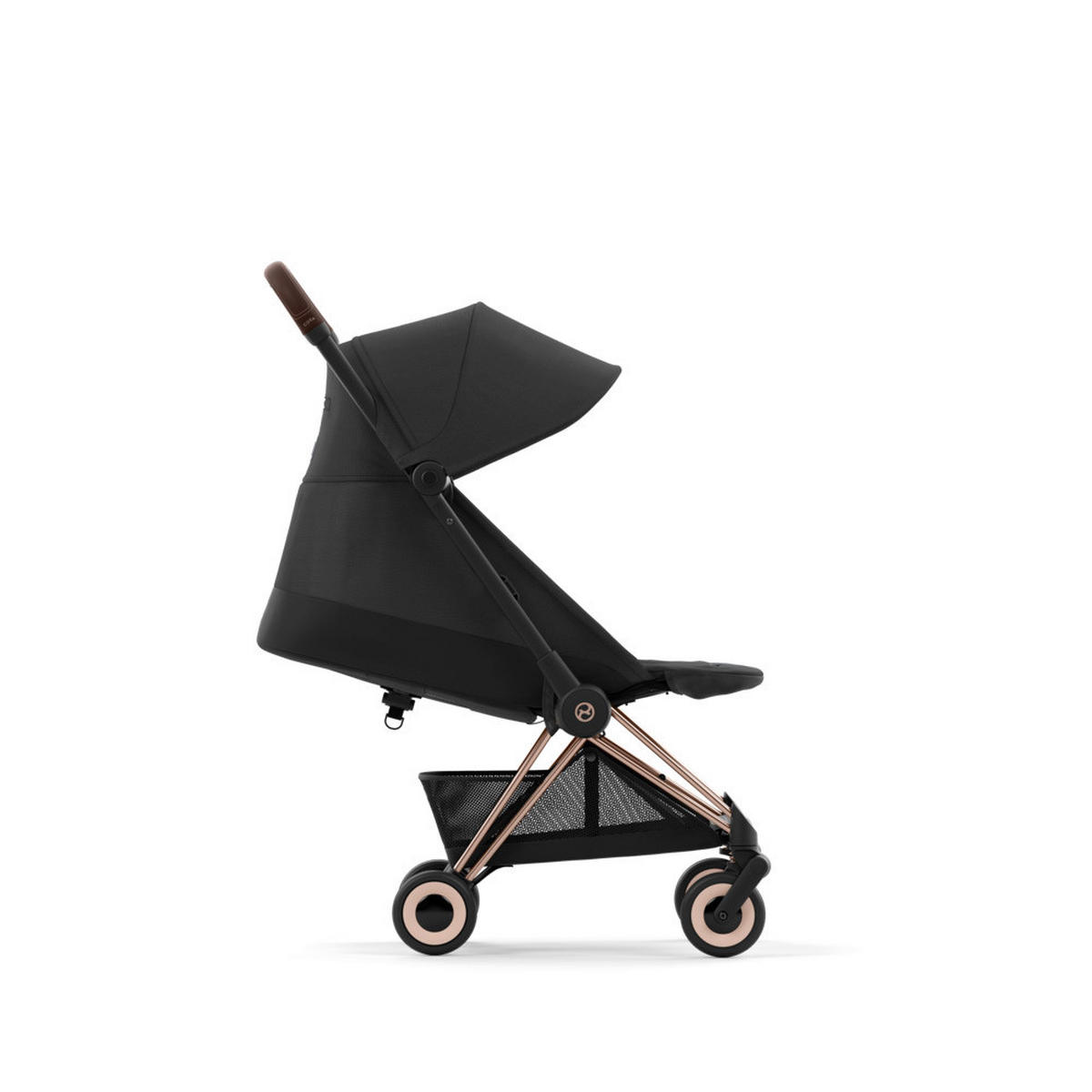 BUGGY Coya  - Roségold/Schwarz, Basics, Kunststoff/Textil (79/44/105cm) - cybex PLATINUM