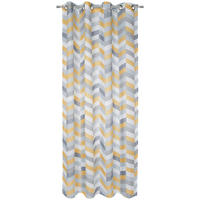 RINGLIS FÜGGÖNY részben áttetsző  - sárga/fehér, Design, textil (140/245cm) - Esposa