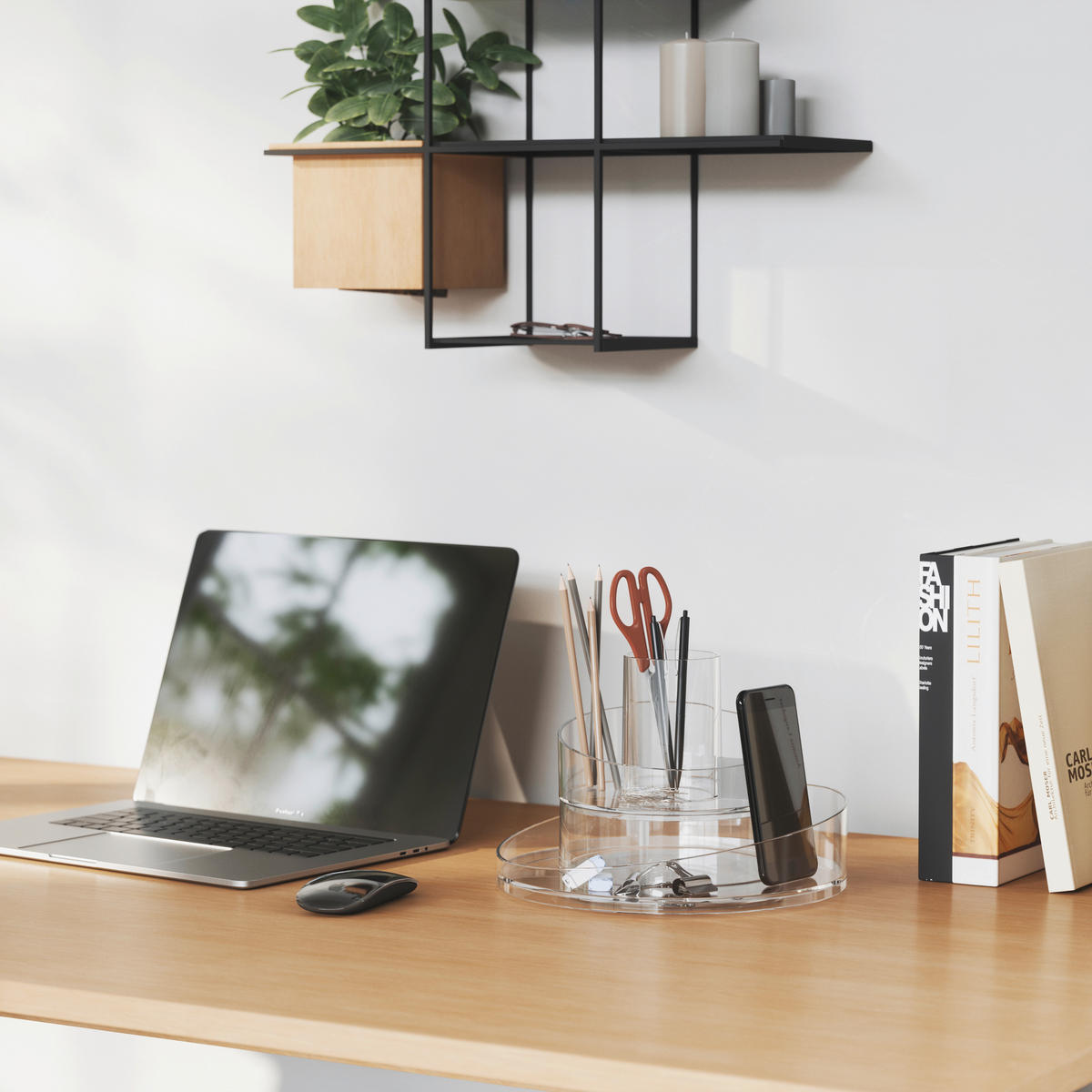 SUSTAV ZA UREDNOST  prozirno   - prozirno, Basics, plastika (25/25cm) - Umbra