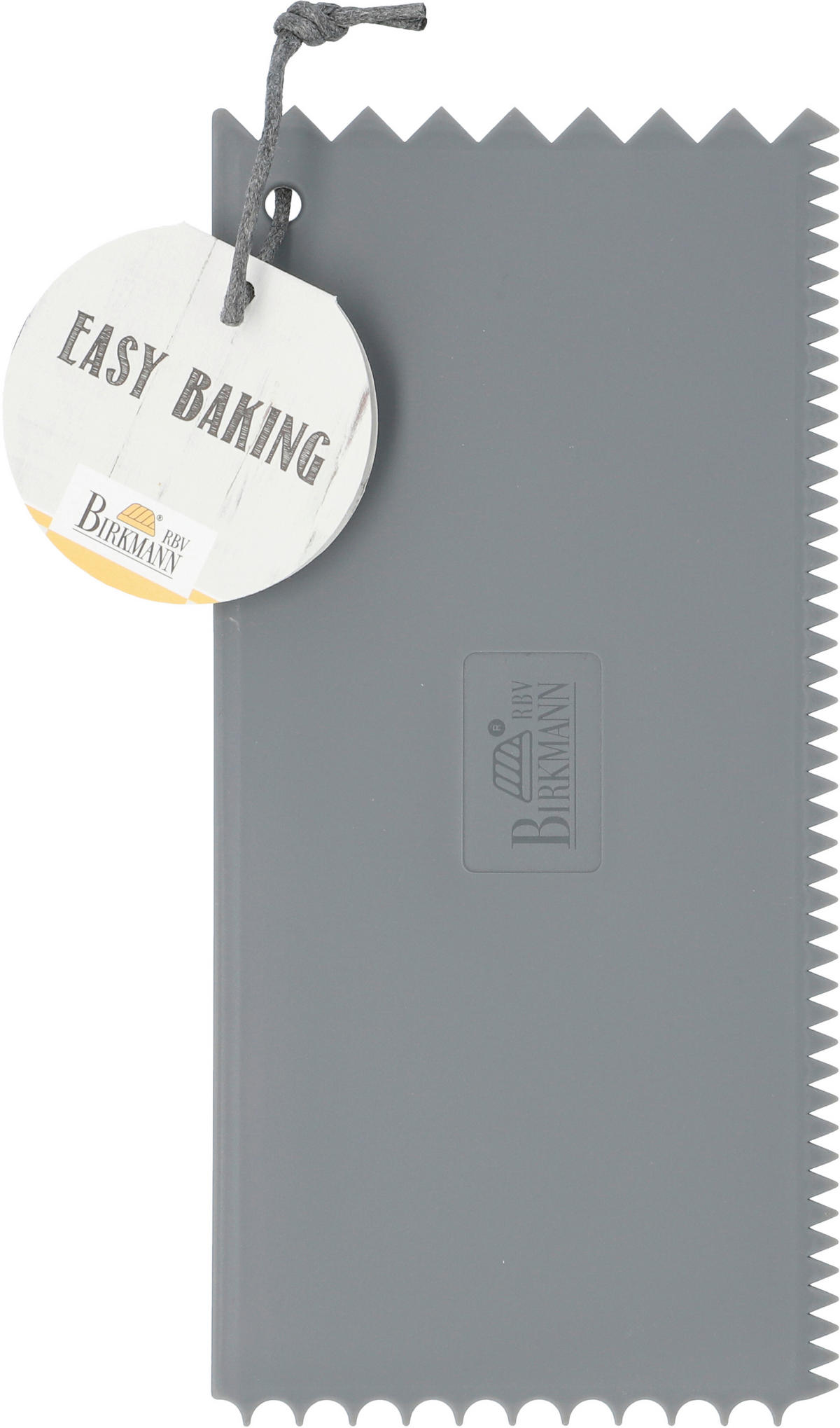 TEIGKARTE - Grau, Basics, Kunststoff (10/20cm) - Birkmann