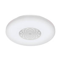 DECKENLEUCHTE 3,9 W  34/7 cm    - Chromfarben/Weiss, Basics, Kunststoff/Metall (34/7cm) - Eglo