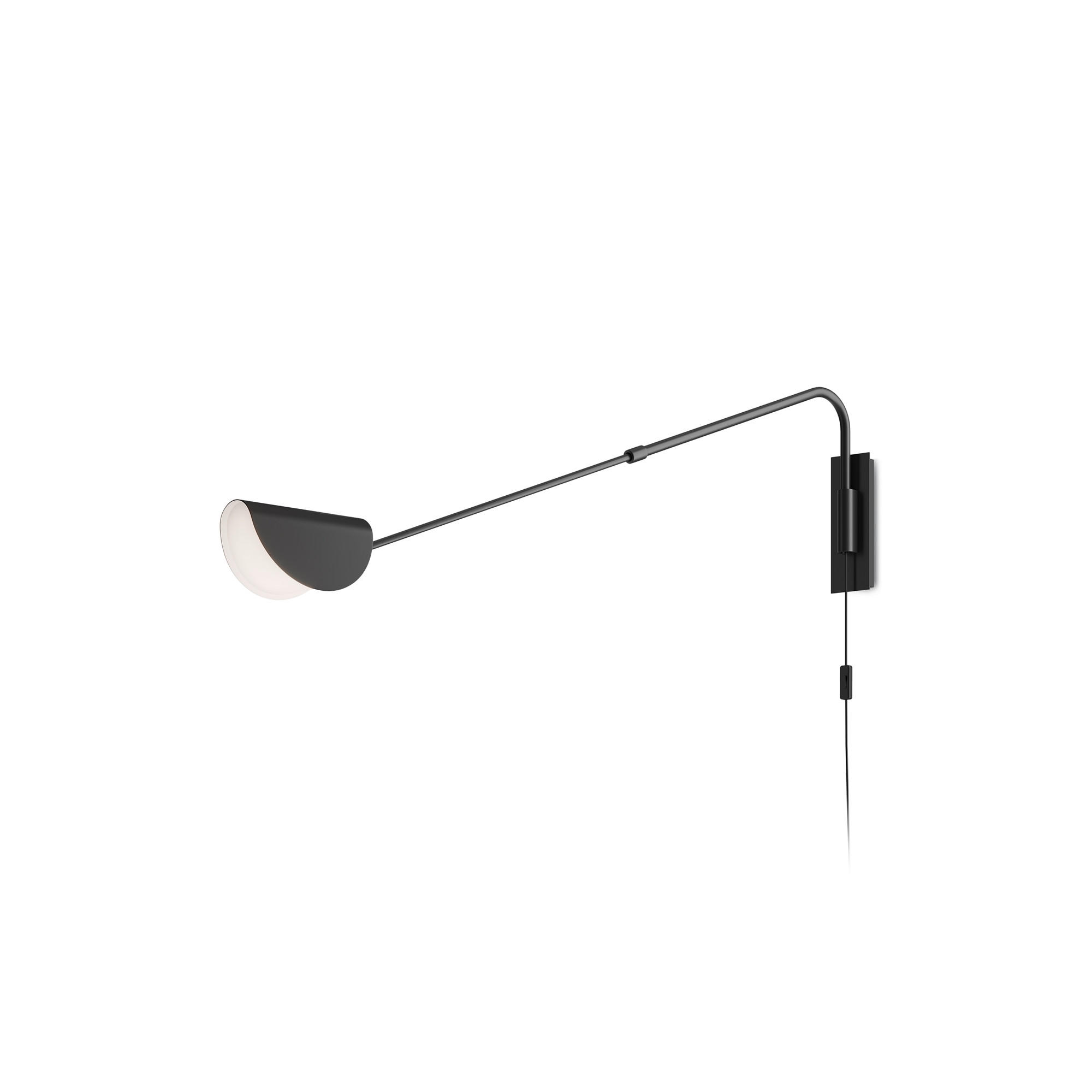 WANDLEUCHTE - Schwarz, Trend, Kunststoff/Metall (36/9,5/105cm) - MAYTONI