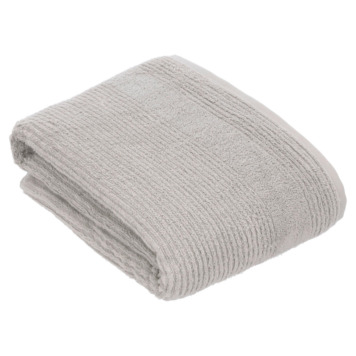 BADETUCH Tomorrow Grau 100/150 cm  - Grau, Basics, Textil (100/150cm) - Vossen