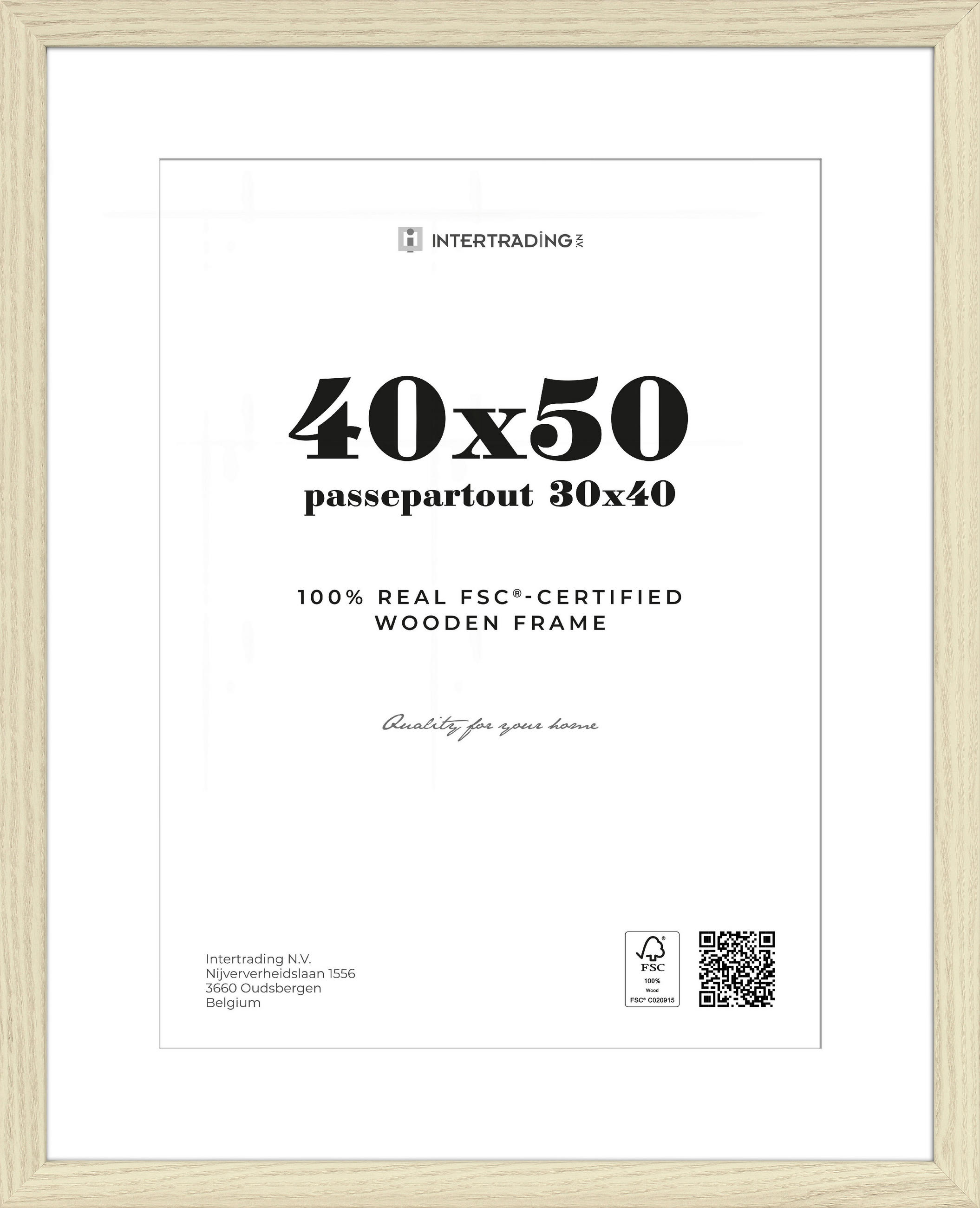 BILDERRAHMEN 43,1/53,2/2.5 cm  - Ahornfarben, Basics, Holzwerkstoff (43,1/53,2/2.5cm)