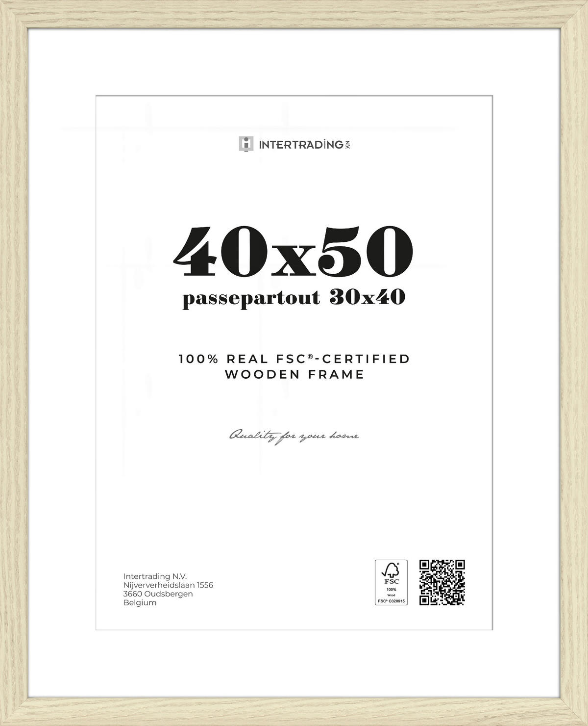 BILDERRAHMEN 43,1/53,2/2.5 cm  - Ahornfarben, Basics, Holzwerkstoff (43,1/53,2/2.5cm)