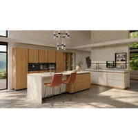 EINBAUKÜCHE   - Eichefarben, Design, Glas/Holz - TEAM 7