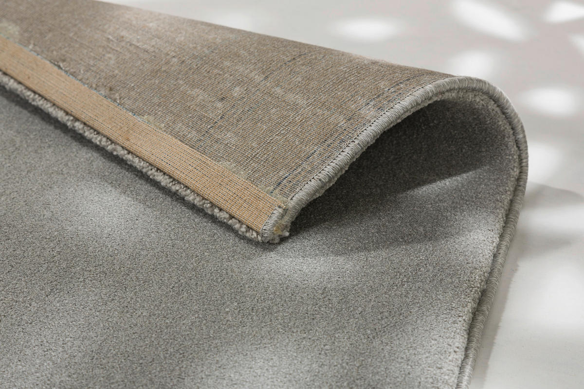 WEBTEPPICH 80/150 cm Barletta Hellgrau  - Hellgrau, Textil (80/150cm) - Novel