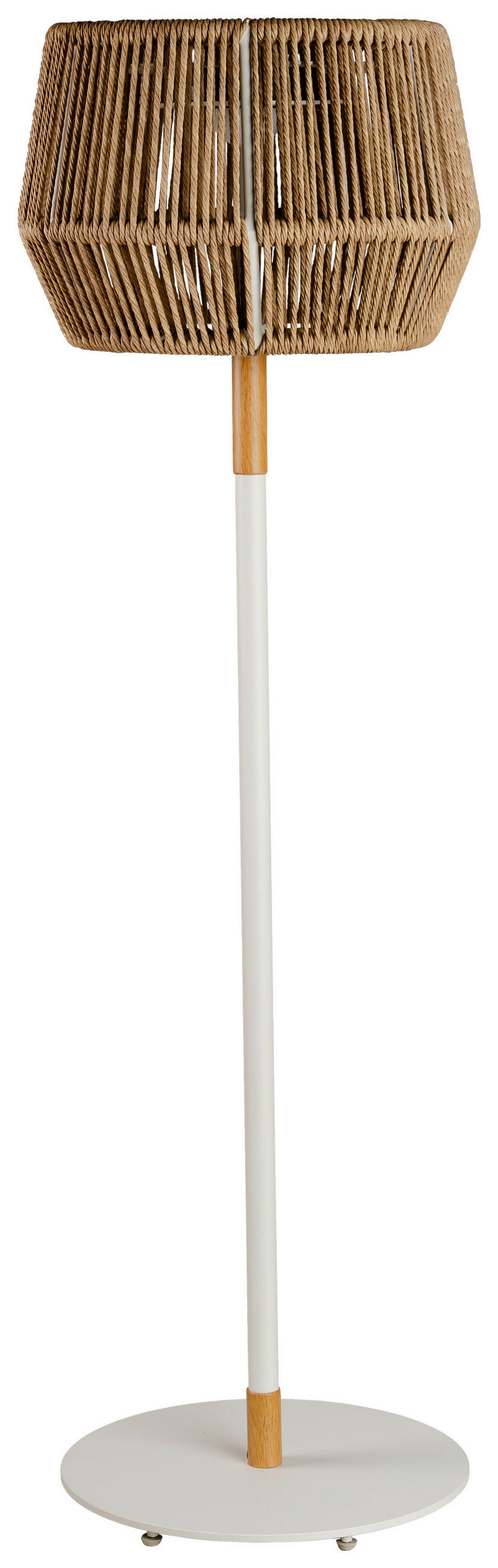 AUSSENSTEHLEUCHTE - Creme, Modern, Textil/Metall (40/136cm) - Tierra Outdoor