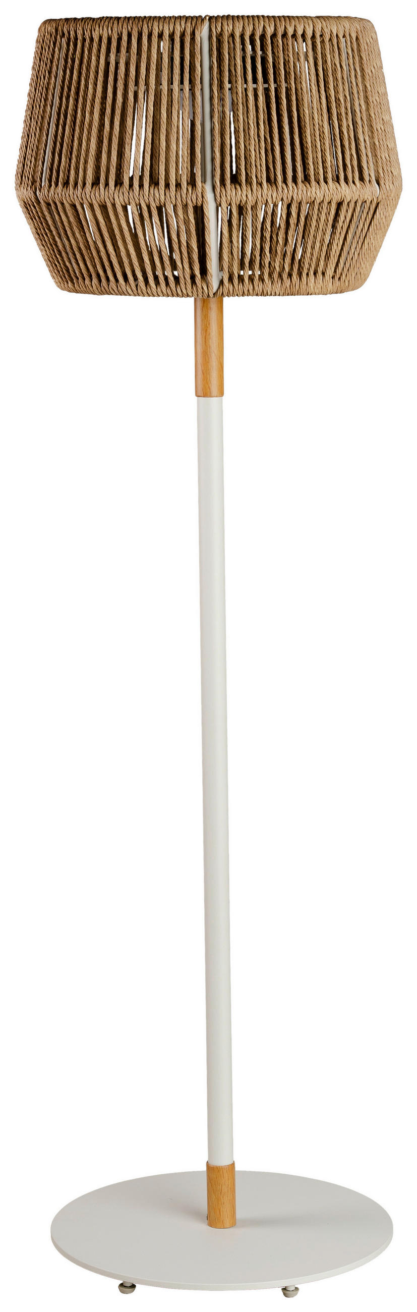 AUSSENSTEHLEUCHTE - Creme, Modern, Textil/Metall (40/136cm) - Tierra Outdoor