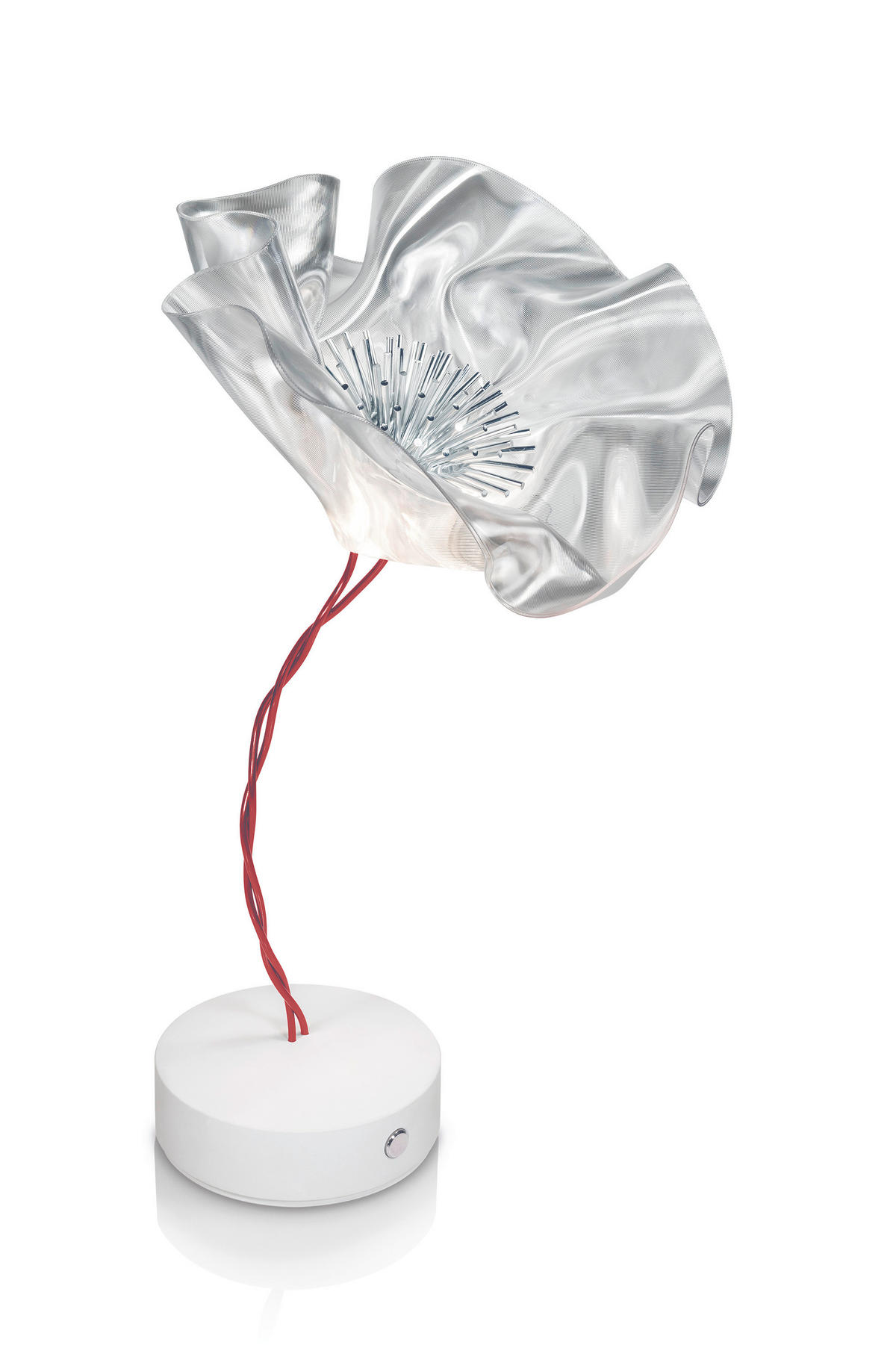 LED-TISCHLEUCHTE Prisma 15/15/26 cm   - Transparent, Design, Kunststoff/Metall (15/15/26cm) - Slamp