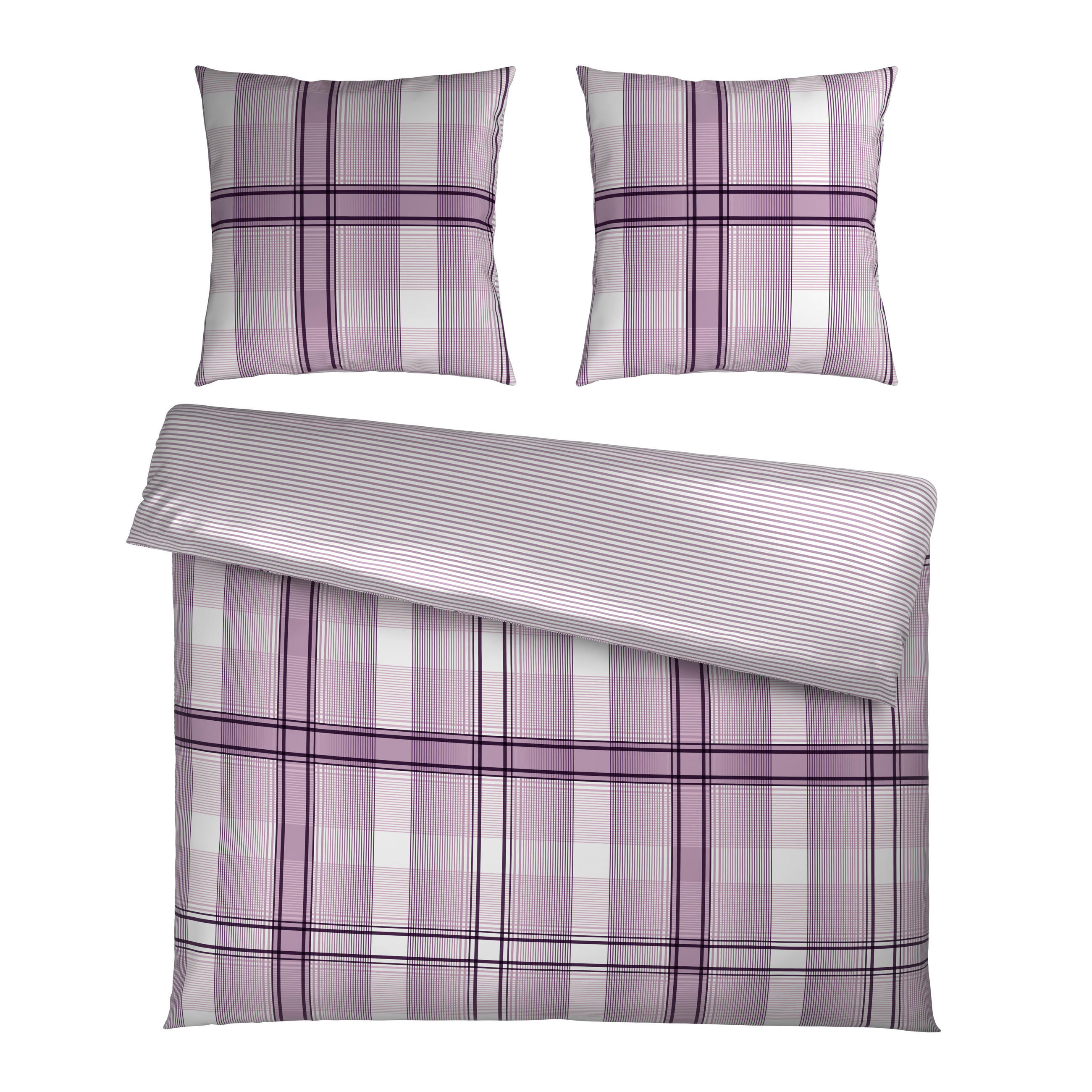 WENDEBETTWÄSCHE 200/200 cm  - Mauve, Textil (200/200cm) - Novel