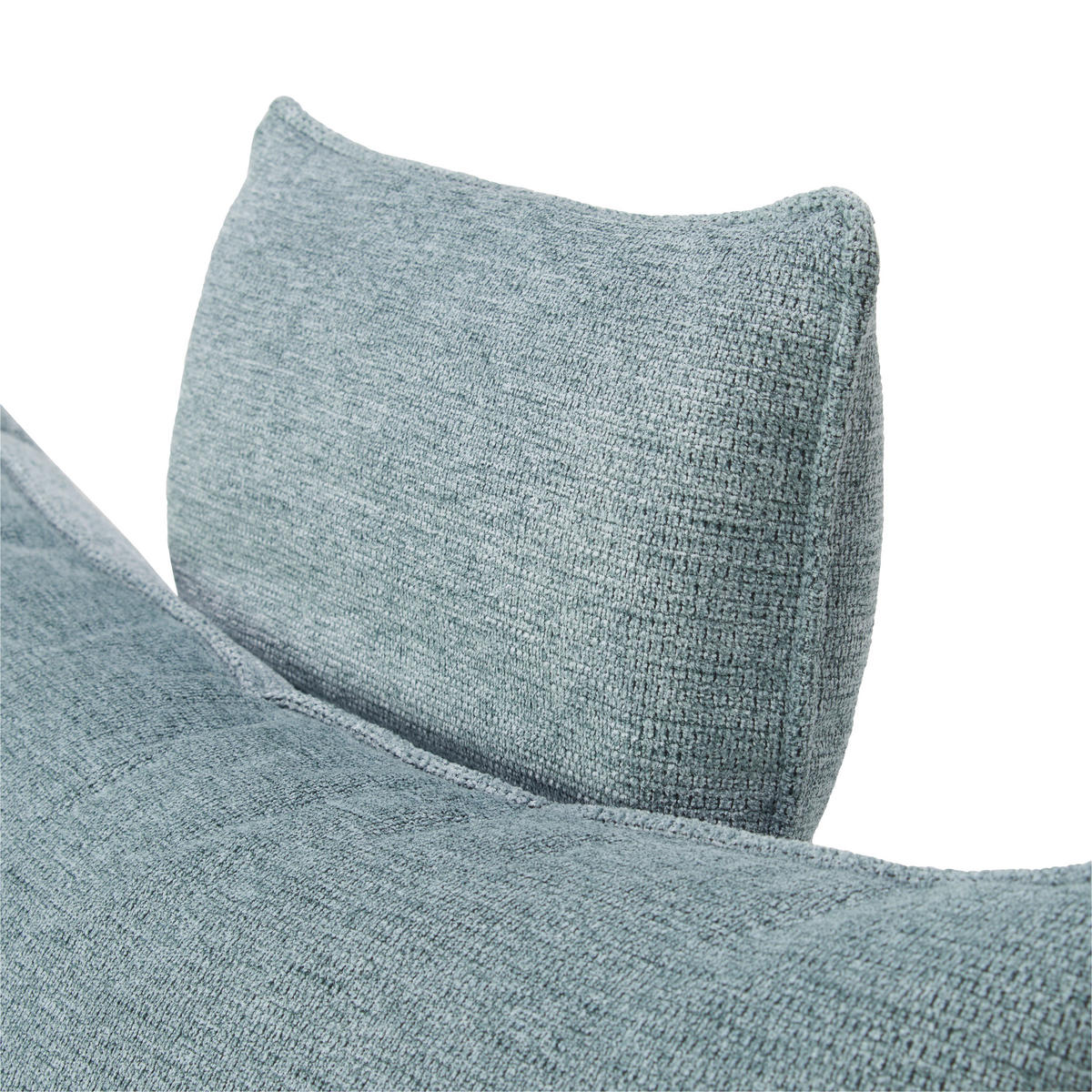 ECKSOFA in Webstoff Blau  176/292 cm  - Blau/Schwarz, MODERN, Textil/Metall (176/292cm) - Carryhome