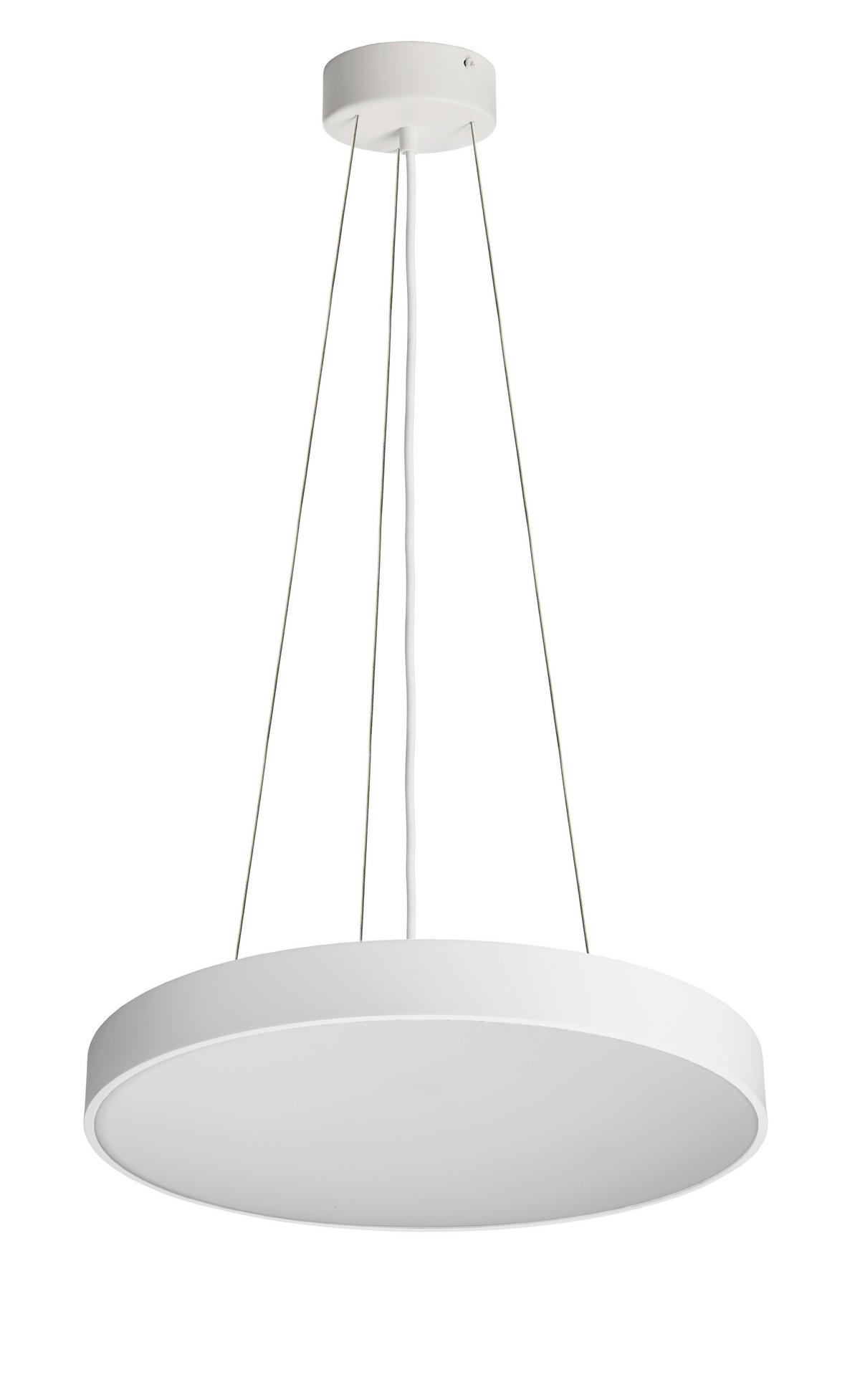 LED-HÄNGELEUCHTE Menkar 60/60/220 cm   - Weiß, Design, Metall (60/60/220cm)