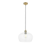 HÄNGELEUCHTE Endon Stourton 31/151 cm   - Klar/Champagner, Basics, Glas (31/151cm) - ENDON